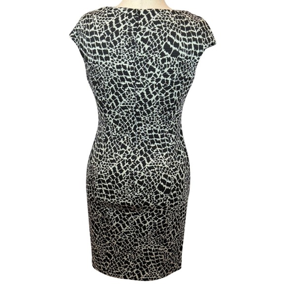 Evan-Picone Sheath Dress Size 10 Animal Print Stretch Career Office Cocktail - Picture 6 of 9